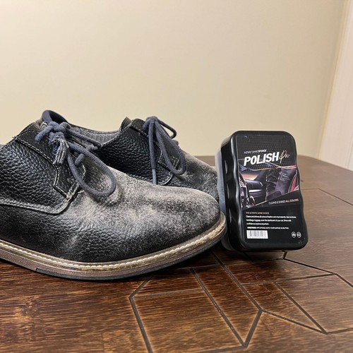 5 Shoe Polish Sponges Instant Shine Leather Care Boots Protector Quick Cleaning - Picture 3 of 7