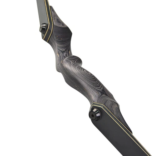 25-60lbs Recurve Bow 60" Takedown Hunting Bow Archery Target Shoot BLACK HUNTER - Picture 11 of 19