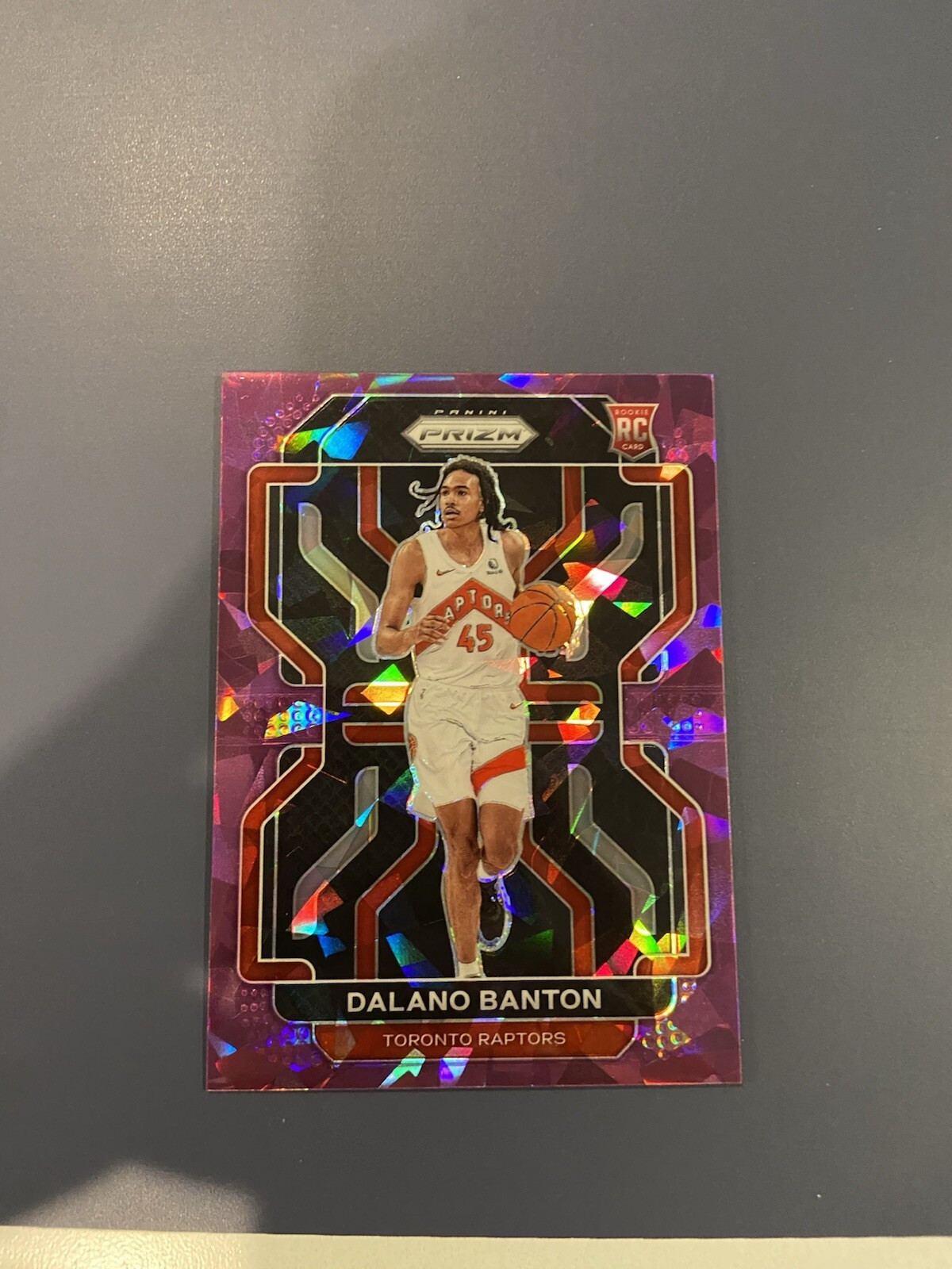 Dalano Banton 2021-22 Panini Prizm Purple Ice RC /149 #328