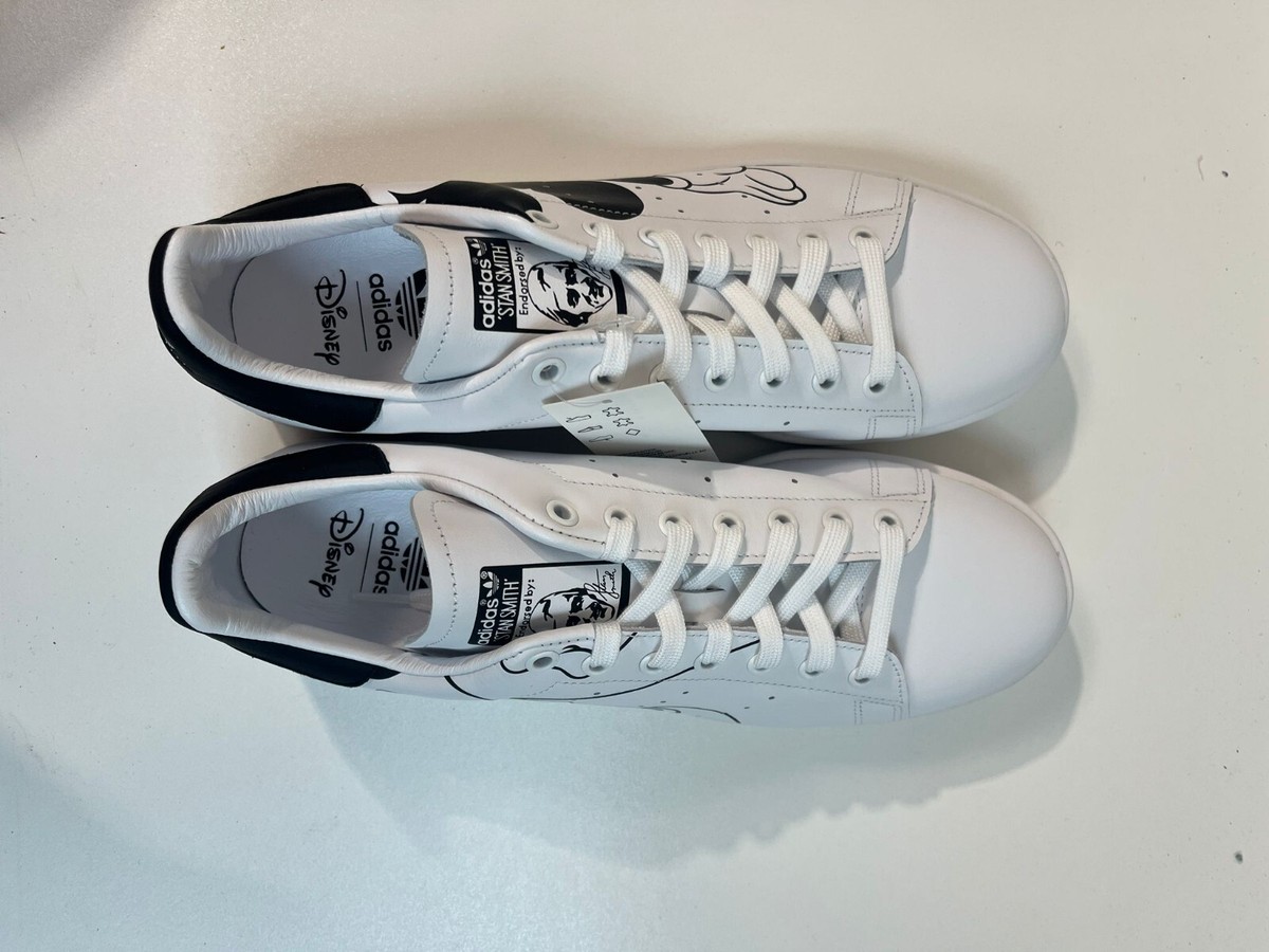 Adidas Stan Smith Disney Mickey Mouse Black White Men\'s Sneaker Shoes 11 Buy adidas Men main image 3