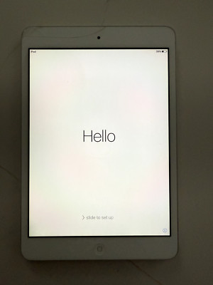 Apple iPad mini 1st Gen. 16GB, Wi-Fi - White  - SmallScreen Cracks