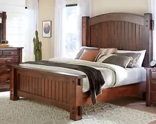 BEST SELLER! Amish Mission Arts & Crafts Solid Wood Bed Tenons