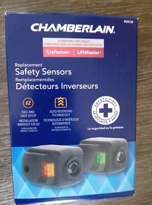Chamberlain Craftsman Replacement Safety Sensors for Garage Door Opener ...