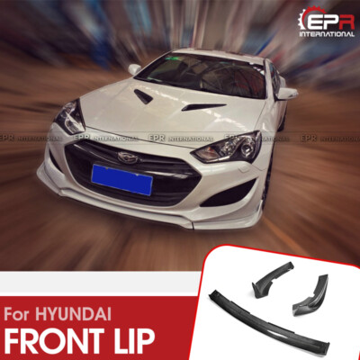 Carbon Fiber Front Lip For 13 -15 only Hyundai Coupe Rohens Genesis M&S Style