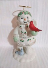 Lenox SNOWY ANGEL Home Shopping Network 5 pulgadas Navidad porcelana figura usada