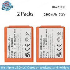 2 PCs Radiomatic Battery BA223000 BA223030 For HBC Crane Remote Control FUB6