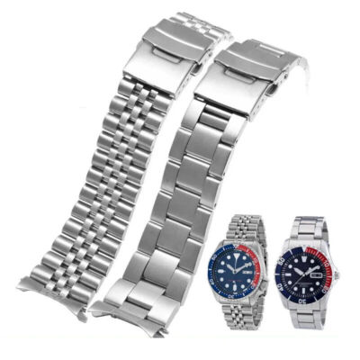 20mm 22mm Stainless Steel Bracelet Watch Band For Seiko 5 SKX009/ SKX007 SKX175