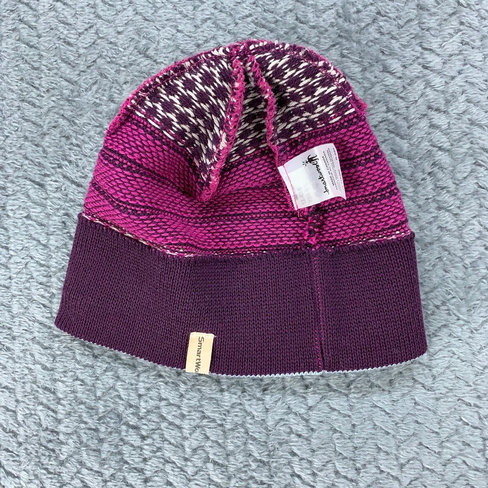 Gorro Smartwool 100 % lana merino multicolor a rayas para mujer XS/pequeño Foto 4 de 4