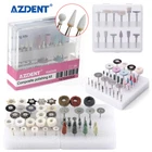 Dental Kit de pulido resina compuesto dental fresas de diamante RA pulidor fresa