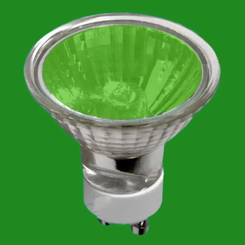 Green online spotlight bulb
