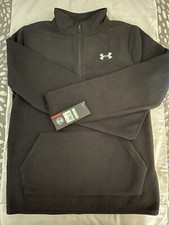 NEW Under Armour Boys YLG Half Zip pull over fleece jacket with pocket-NWT