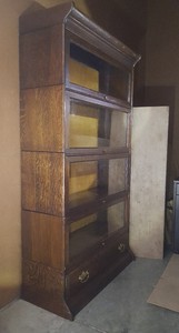 1903 Antique Barrister Bookcase By Gunn Furniture Co Ebay