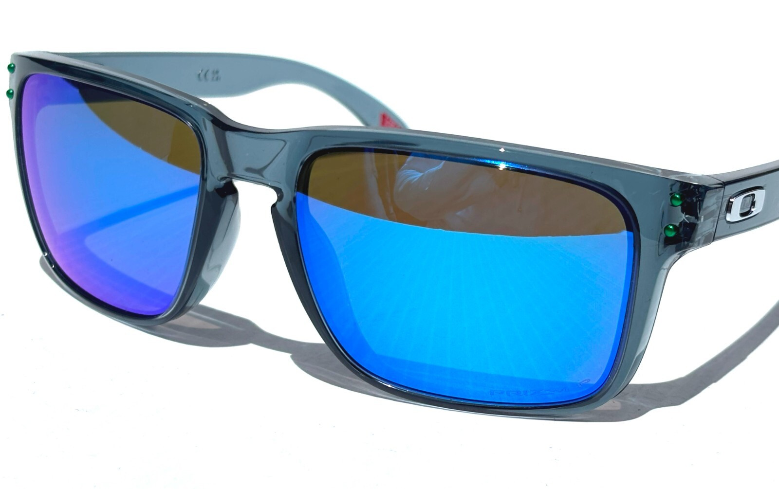 Oakley HOLBROOK XL Crystal Black Smoke PRIZM POLARIZED Sapphire Sunglass 9417 image 9