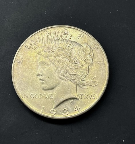 Dólar de la paz fecha clave 1934 $1 opción alta calidad sin circular/sin circular/bu! - Imagen 3 de 5