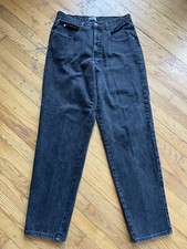 VTG 90  s Venezia Jeans Black Denim High Waist Women  s Jeans Size 14