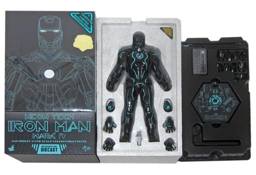 Hot Toys Iron Man Mark IV 4 Neon Tech Diecast Exclusive Hot Toys Iron Man Mark IV 4 Neon Tech Diecast Exclusive