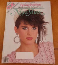 New York Magazine Feb 1983 Spring Fashion Elle Macpherson; Kathy Ireland; Twiggy