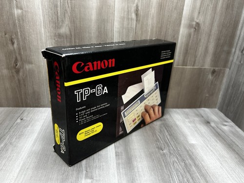 Rare Canon TP-6A Calculator & Printer (1985) - New Old Stock with Extras - Picture 5 of 5