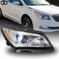 Passenger Side Headlight For Buick LaCrosse 2014-2016 Halogen w/LED Headlamp