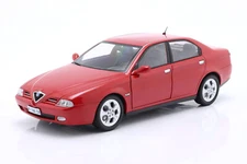 200031 1/18 ALFA ROMEO 166 3.0 V6 1998 BLACK INTERIOR ALFA RED