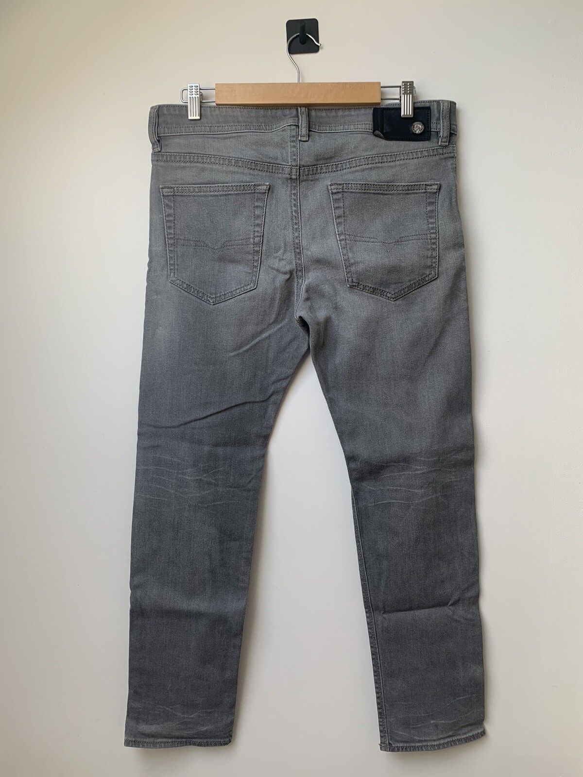 Mens Diesel BUSTER 084HP Stretch Slim Tapered Grey Jeans W34 L28 eBay