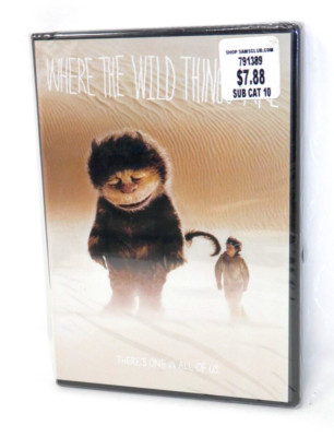 Where the Wild Things Are DVD - Maurice Sendak Live Action Movie 2009 New SEALED