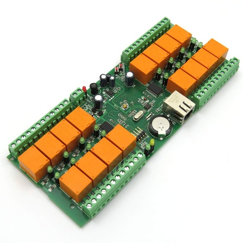 MQTT IoT Denkovi LAN IP 16 Canali Relè Scheda Internet Ethernet Modulo, 12VDC - Imagen 2 de 9