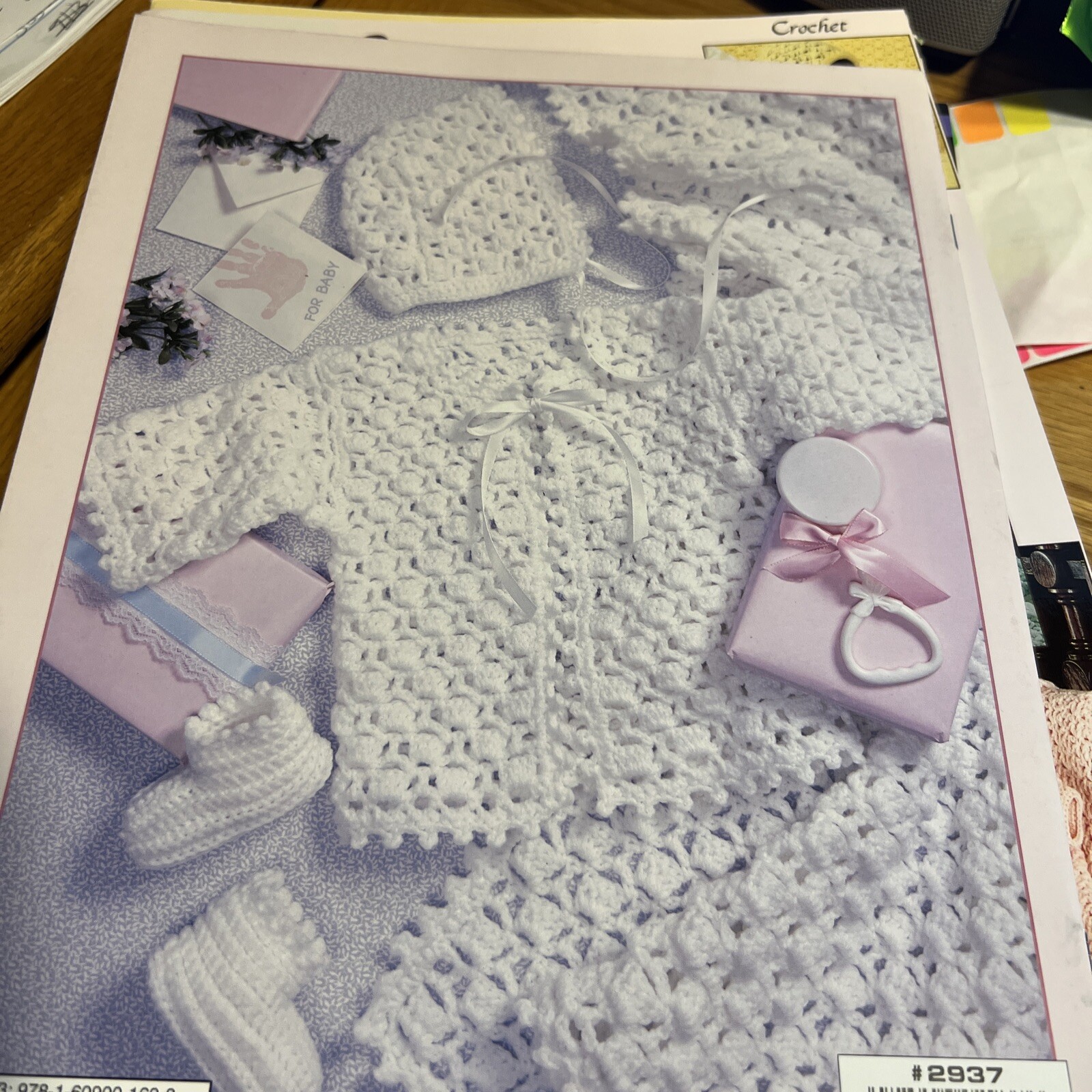 Lacy Layettes Crochet Instruction Patterns Newborn Baby 09 mth Carole Prior NEW eBay