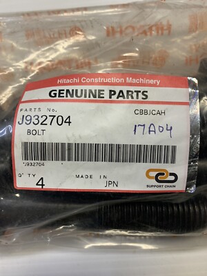 Hitachi Genuine Parts J932704 Bolts (4 Bolt Set). Made In Japan