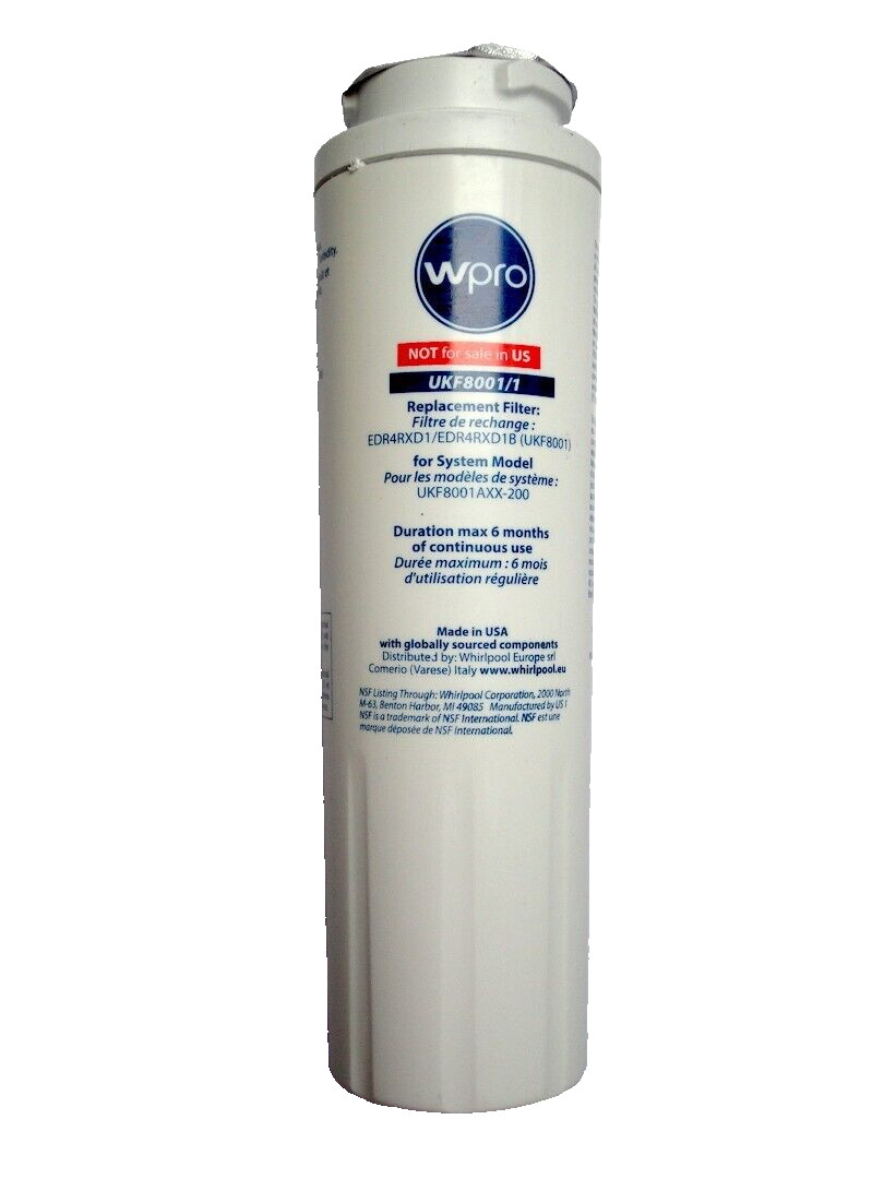 fridge, filter, Wpro, water filter, for Hotpoint Ariston C00424792, UKF8001/A