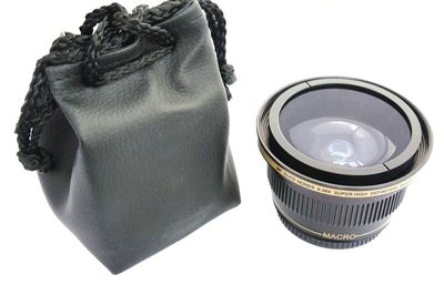 Objectif Fisheye Panoramique 0,30x Pour Canon Vixia GX10, XF405, XF400, XC15, XC10 - Neuf