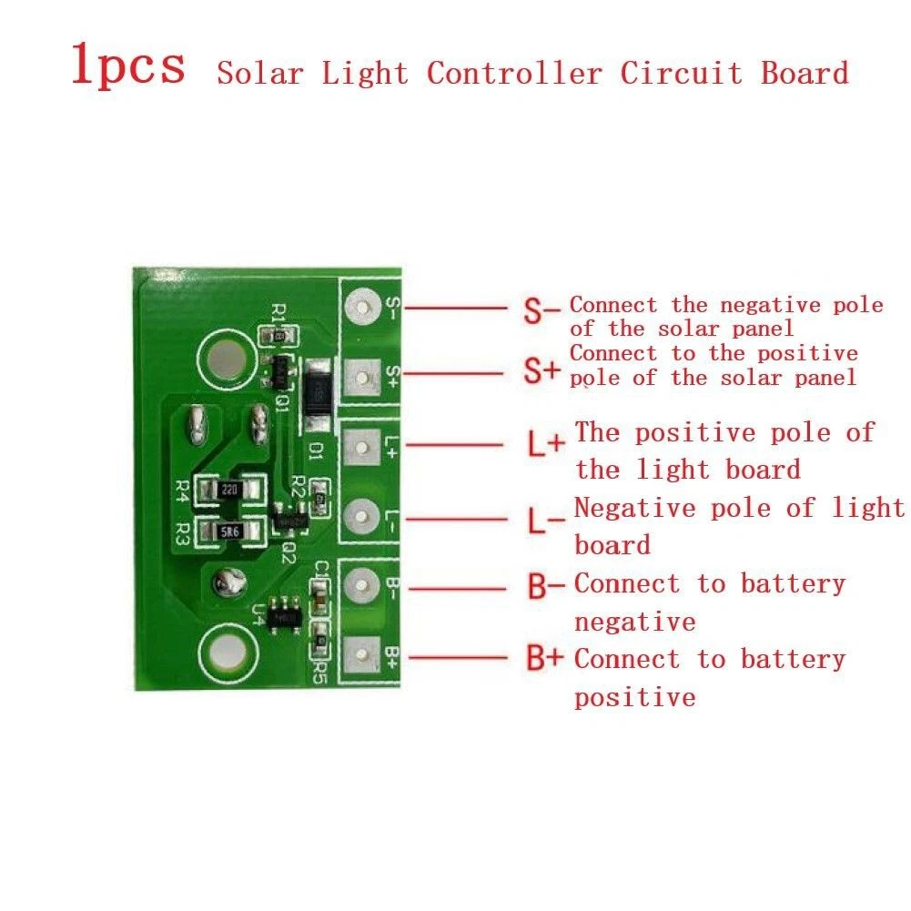 Solar Garden Light Controller Board Automatic Cycle and Stable