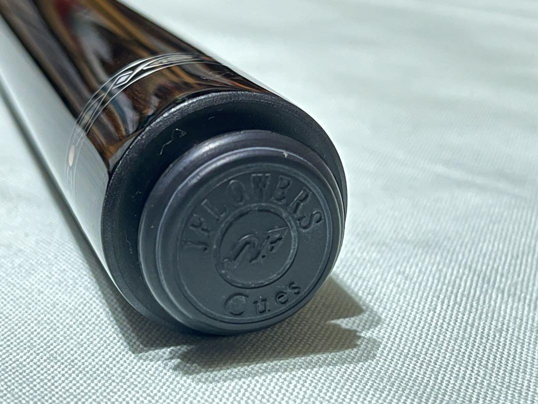 J.flowers cue Bat only Grip replaced with lizard leather Radial USED eBay