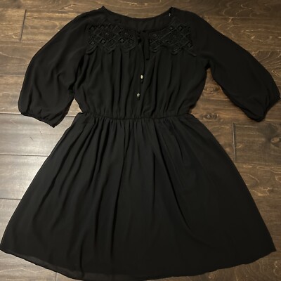 a byer black dress Black Leather Bandeau Mini Dress main image 0
