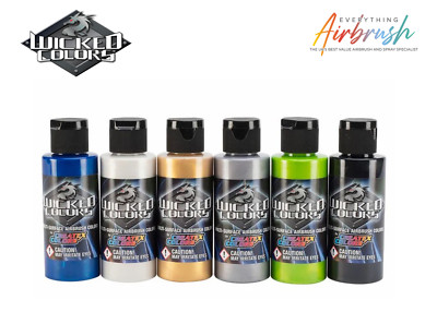 Createx Wicked Colors | Pearls & Metallics | Full Range (60ml Flasche)