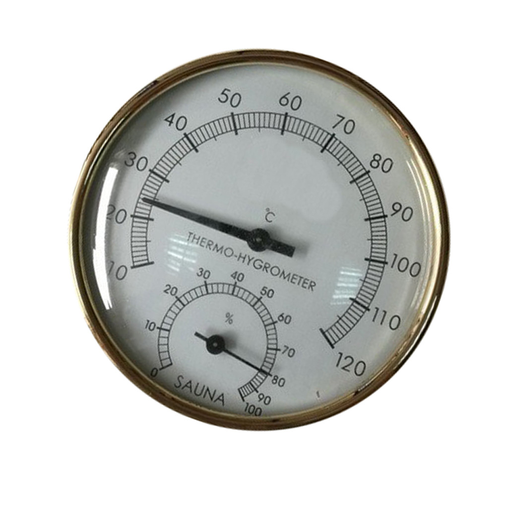 Durable 4'' Sauna Thermometer + Hygrometer for Saunas and Steam Rooms eBay