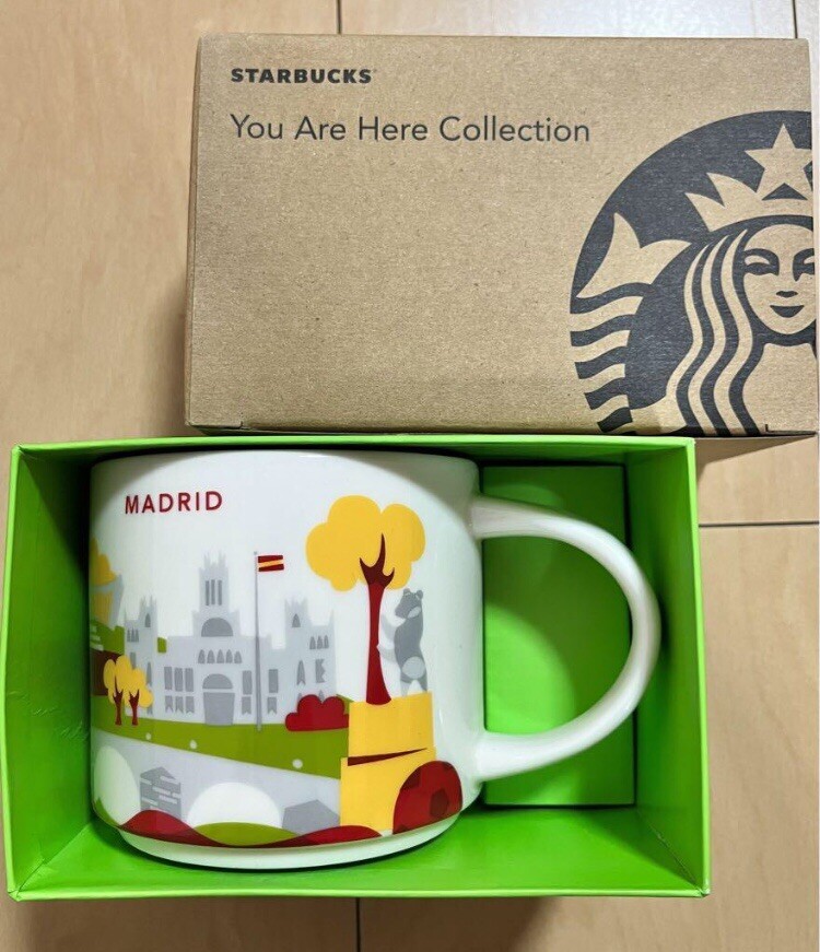 ktセット Starbucks マグカップ Madrid Spain Madrid Starbucks coffee Cup Mug 14oz You Are Here Collection YAH