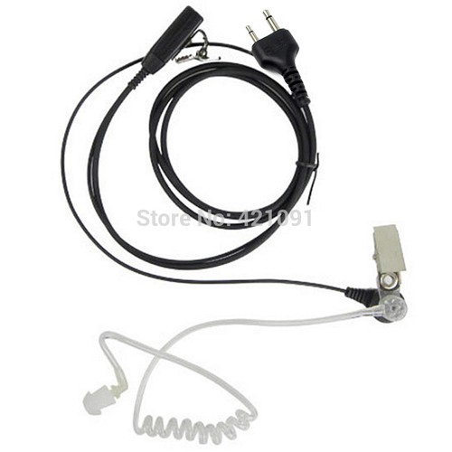 Anti-noise Air Acoustic Tube Headset Microphone Earpiece for Cobra Vertex ICOM - Picture 3 of 6