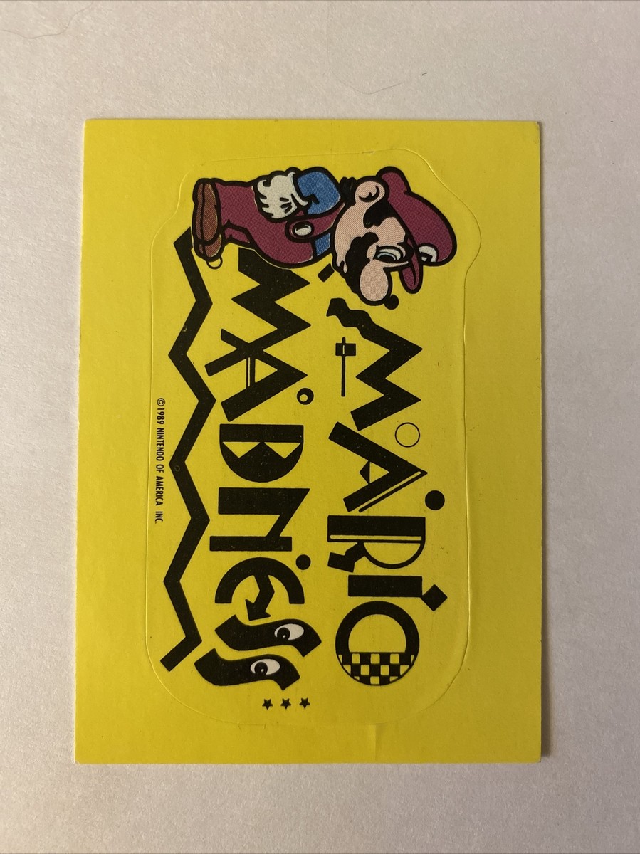 1989 Topps Nintendo Mario Madness Sticker Card #21 | eBay