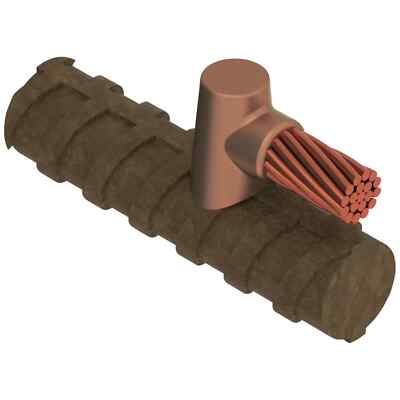Erico Cadweld RRC522Q Graphite Mold for Welding Cable to Rebar 115 Weld Material