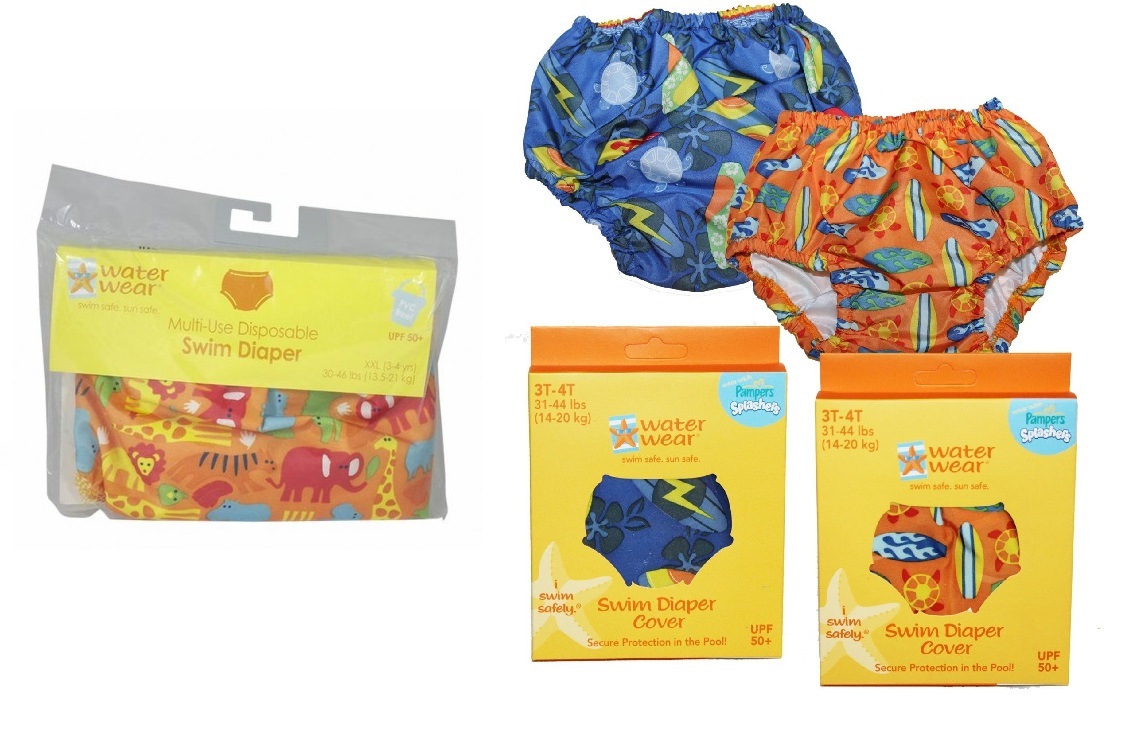 Incontinence IPLAY SWIM DIAPER Cover Pant Waterproof Pull-Up REUSABLE 6m-4T  NEW