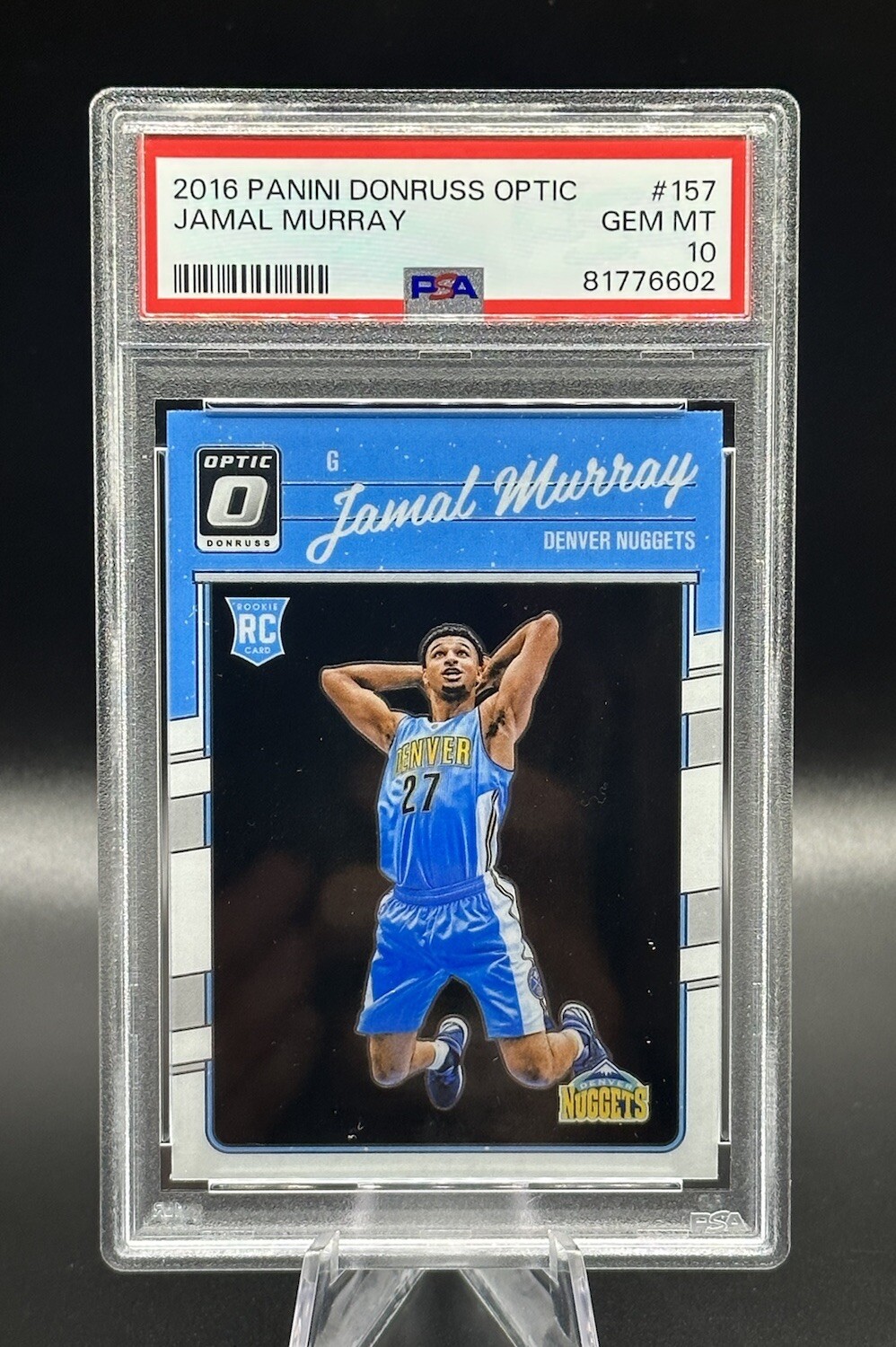 2016-17 Donruss Optic #157 JAMAL MURRAY Rookie (RC) 🔥 PSA 10 - Gem Mint 🔥