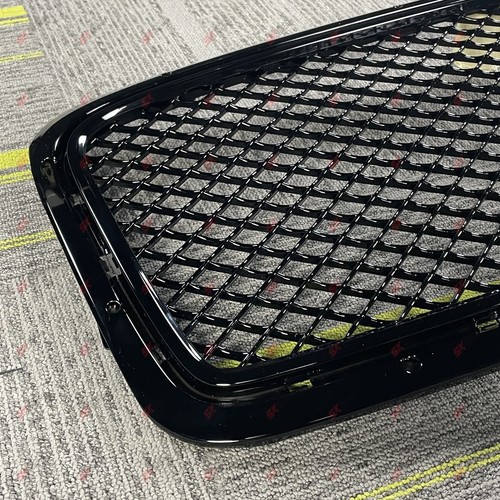 For 2014-2018 Bentley Flying Spur Chrome Black Front Radiator Grille Mesh Bumper - Picture 21 of 22