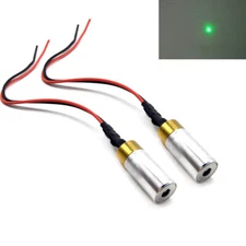 2pcs 532nm 30mW Focus Green Dot Laser Diode Module Locator 3-5V
