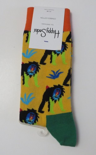 Happy Socks Men's Classic Crew Sock, Shoe Size 10 - 13 Soft Cotton 1 Pack - Picture 291 of 505