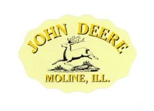 John Deere Decal Moline, Illinois Gas Engine Motor 