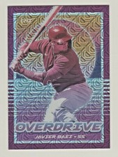 2021 Panini Chronicles OVERDRIVE PURPLE MOJO PRIZM JAVIER BAEZ 88/99 Tigers SP