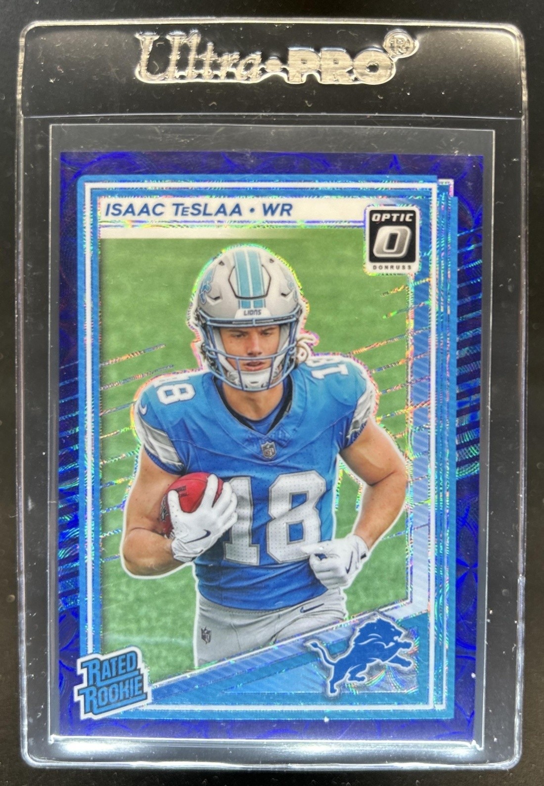 2025 Panini Donruss Optic Isaac TeSlaa Rated Rookie Purple Scope Prizm #219