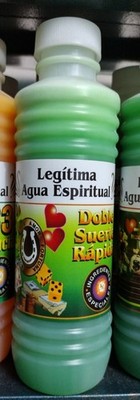 2X DOBLE SUERTE RAPIDA AGUA ESPIRITUAL / DOUBLE GOOD LUCK WATER - 2 OF 8 OZ EA