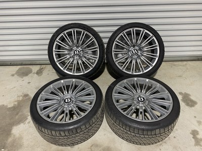 20'' Wheel Rim Set + Tires OEM 06-12 Bentley Continental GT Flying Spur GTC